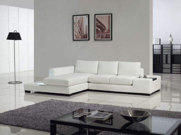 3 cách tạo kiểu cho ghế sofa da trắng của bạn